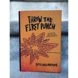 First Edition Throw the First Punch Beth Guckenberger Hardcover Book Religion